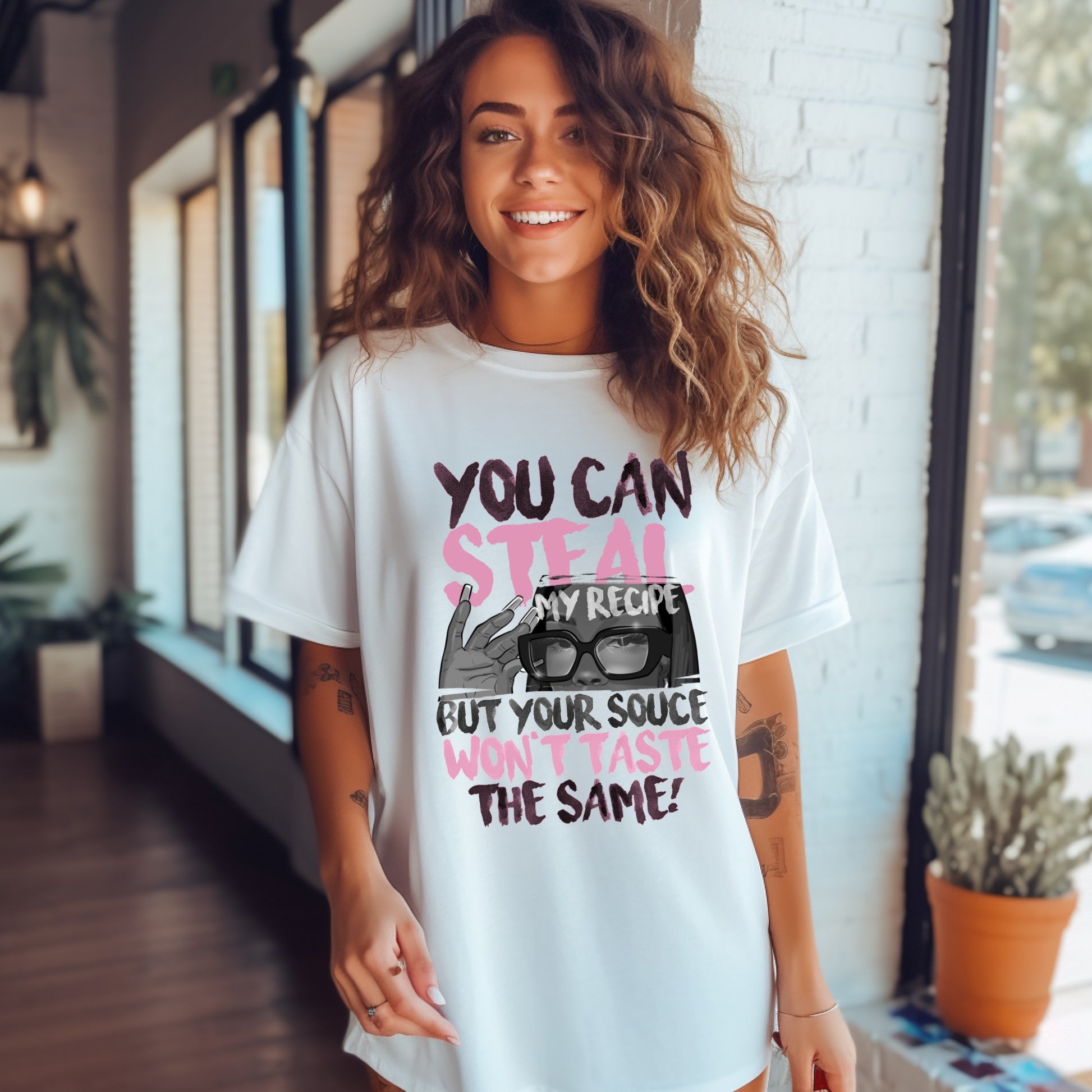 “You Can Steal My Recipe” Funny T-Shirt for Bold Personalities Branded Kreations Kraft Boutique