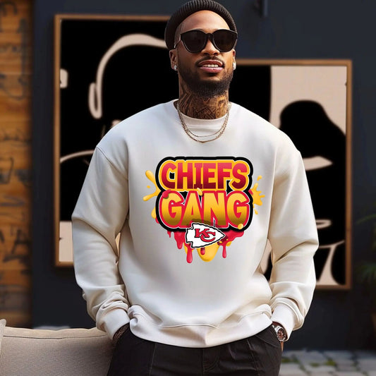 Kansas City Chiefs “Chiefs Gang” Crewneck Sweatshirt – Add-On Product vendor