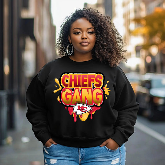 Kansas City Chiefs “Chiefs Gang” Crewneck Sweatshirt – Add-On Product vendor