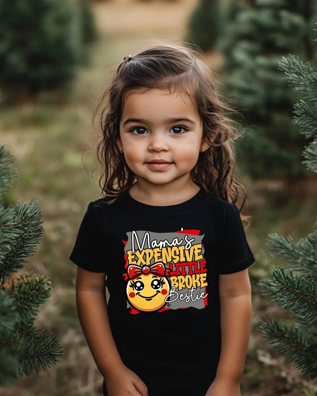 "Mama's Expensive Little Broke Bestie" Kids Graphic T-Shirt – Adorable Statement Tee for Stylish Kids Branded Kreations Kraft Boutique