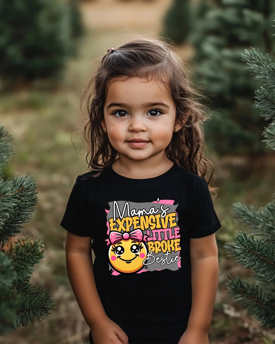 "Mama's Expensive Little Broke Bestie" Kids Graphic T-Shirt – Adorable Statement Tee for Stylish Kids Branded Kreations Kraft Boutique