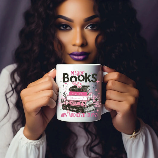 Maybe Books Are Addicted to Me Mug | BookTok Reader Cup Product vendor