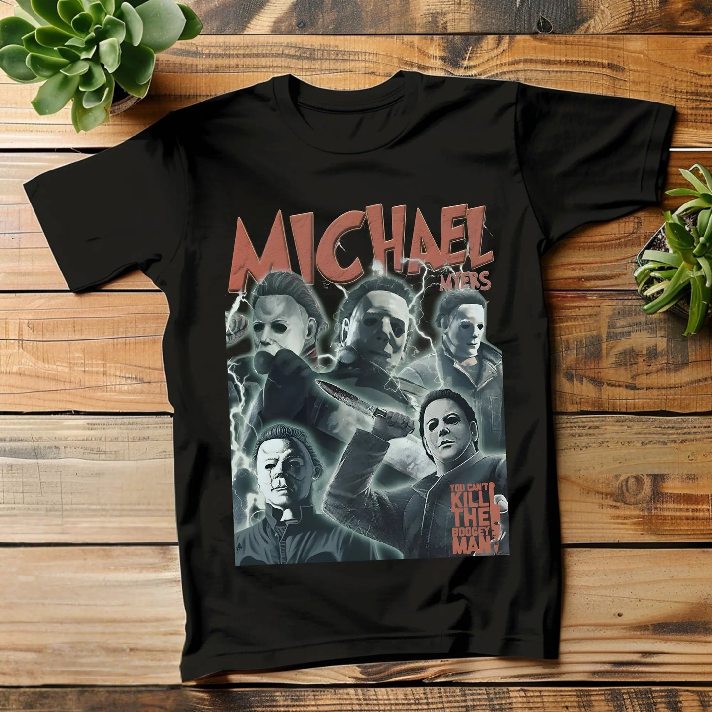 Michael Myers Halloween T-Shirt | Horror Movie Villain Graphic Tee | You Can’t Kill The Boogeyman (S–4XL) Product vendor
