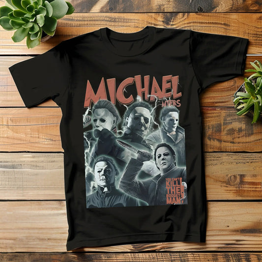 Michael Myers Halloween T-Shirt | Horror Movie Villain Graphic Tee | You Can’t Kill The Boogeyman (S–4XL) Product vendor