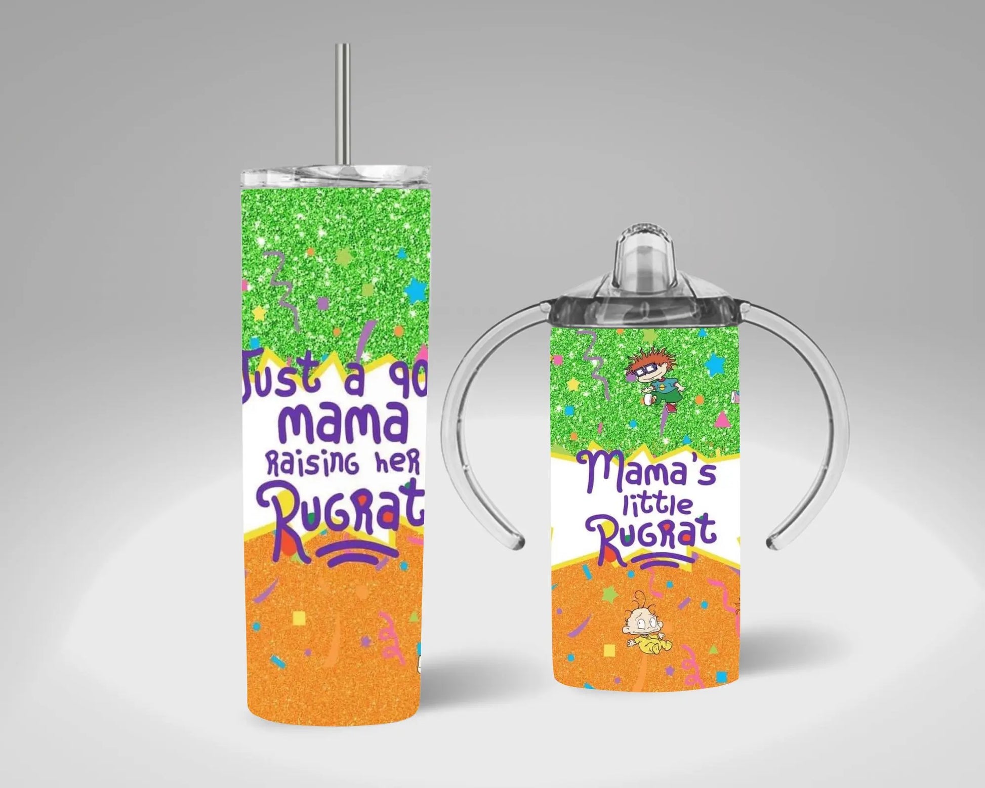 Mommy & Me Tumbler Set Branded Kreations Kraft Boutique