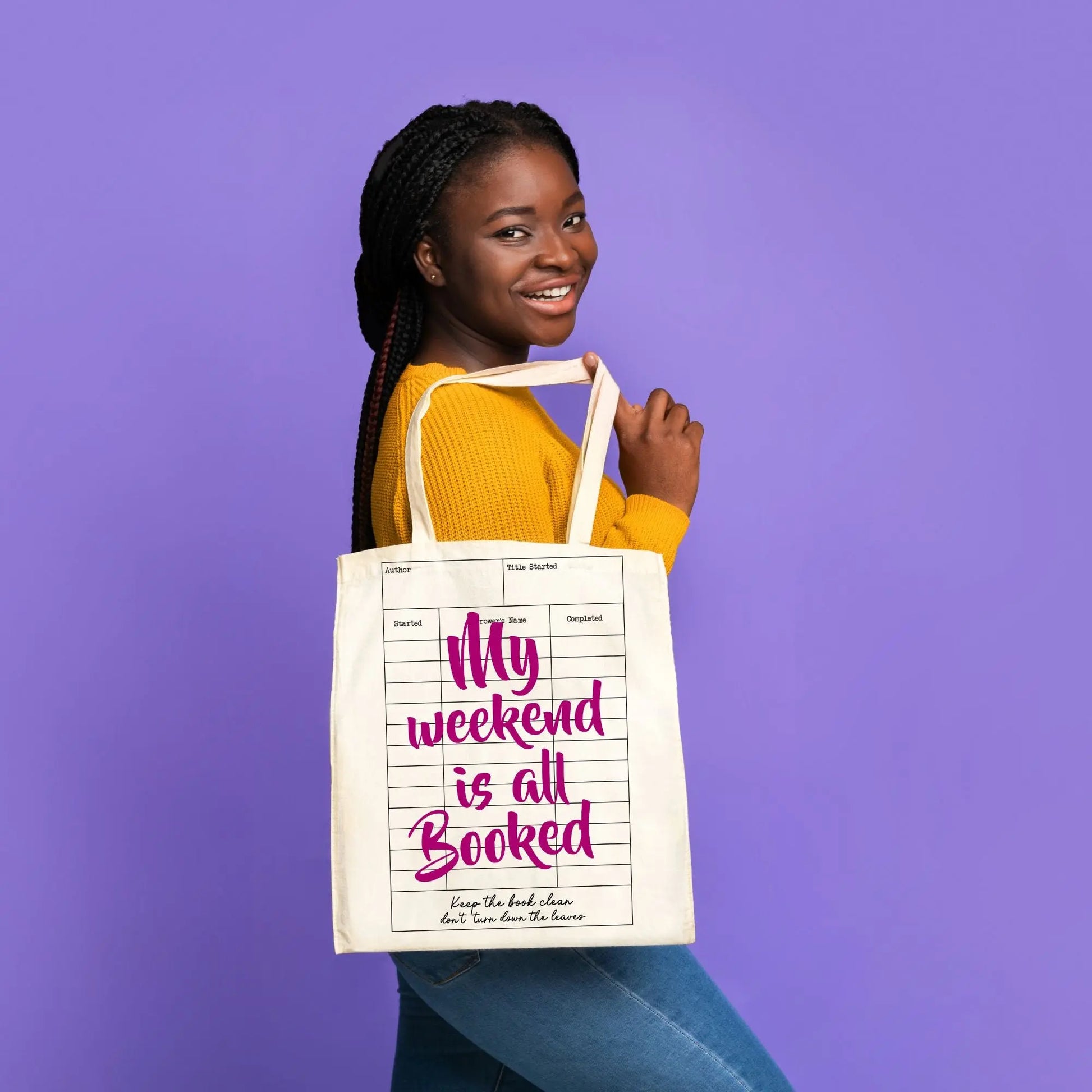 My Weekend Is All Booked Tote Bag Product vendor