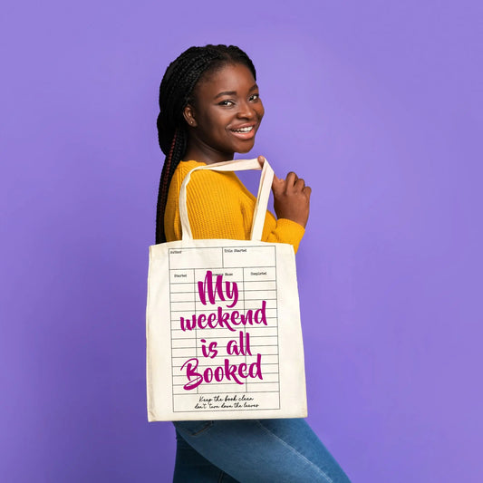 My Weekend Is All Booked Tote Bag Product vendor