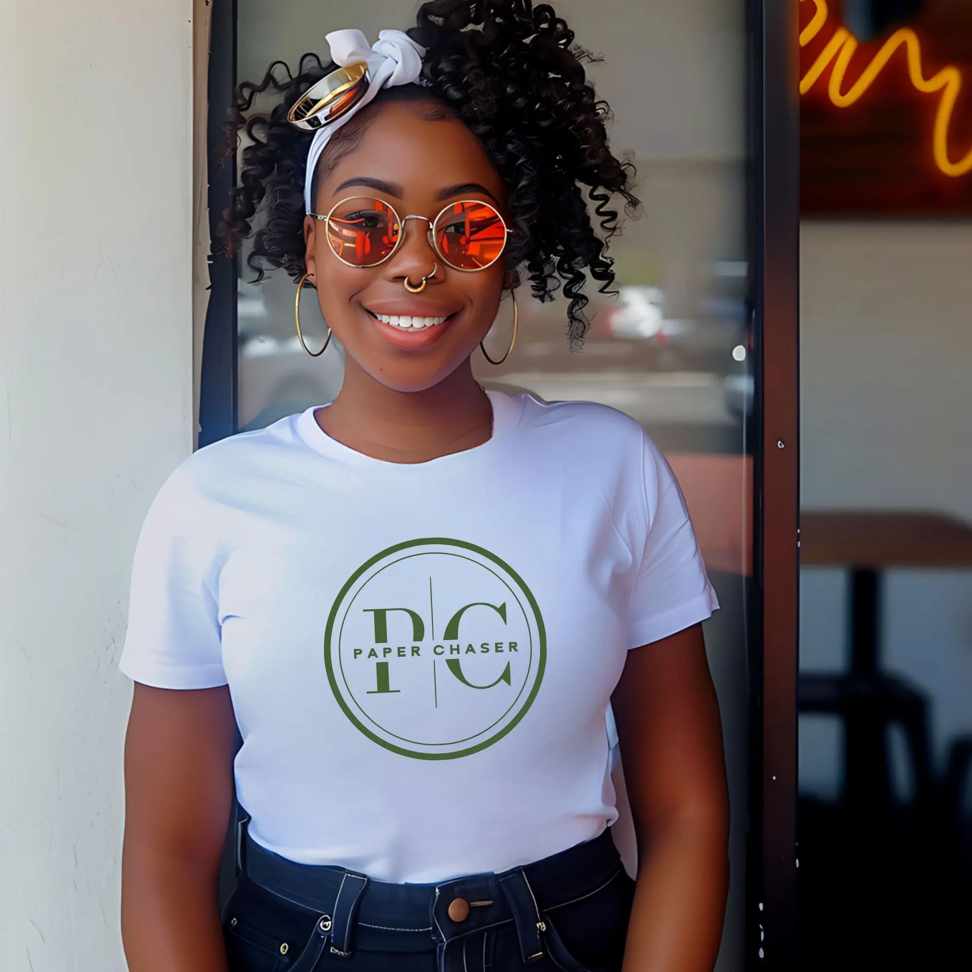 "Paper Chaser" T-Shirt – Hustler Mindset Graphic Tee for Entrepreneurs Branded Kreations Kraft Boutique