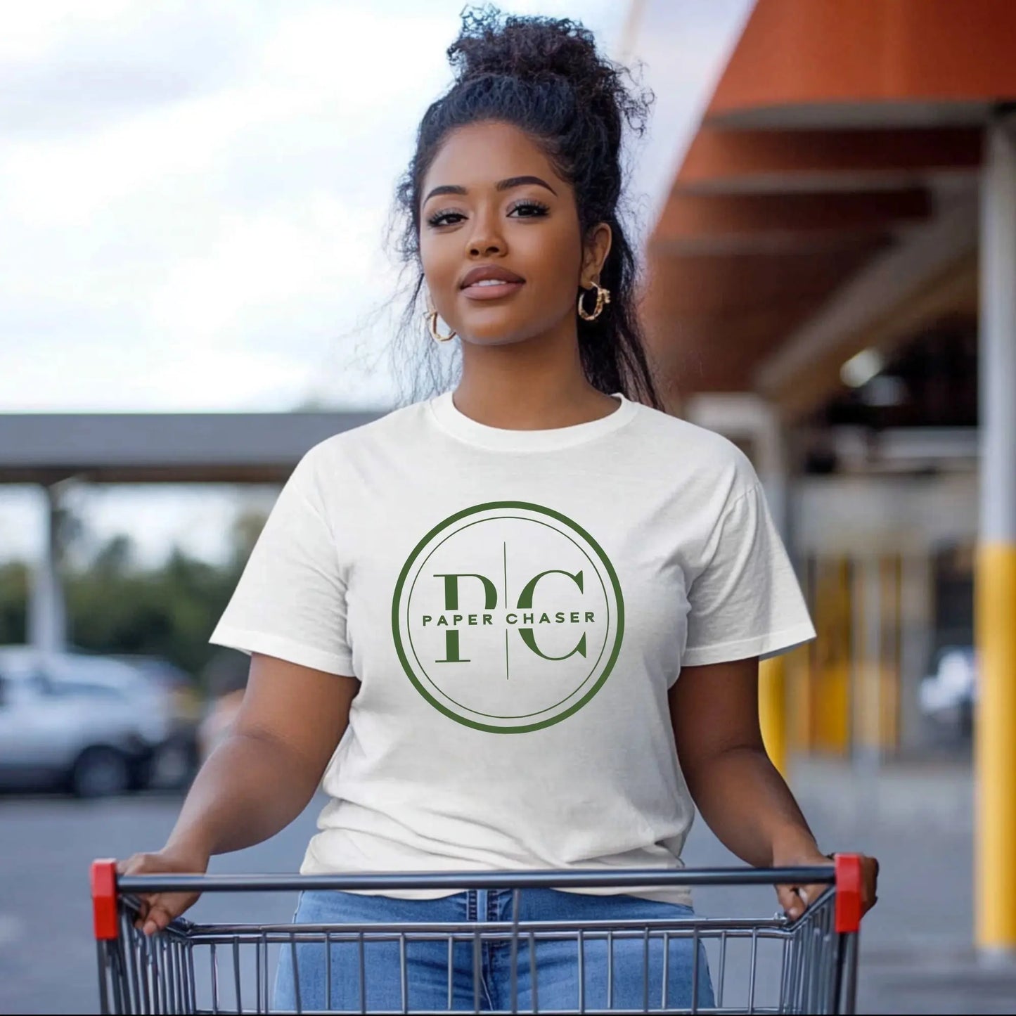 "Paper Chaser" T-Shirt – Hustler Mindset Graphic Tee for Entrepreneurs Branded Kreations Kraft Boutique