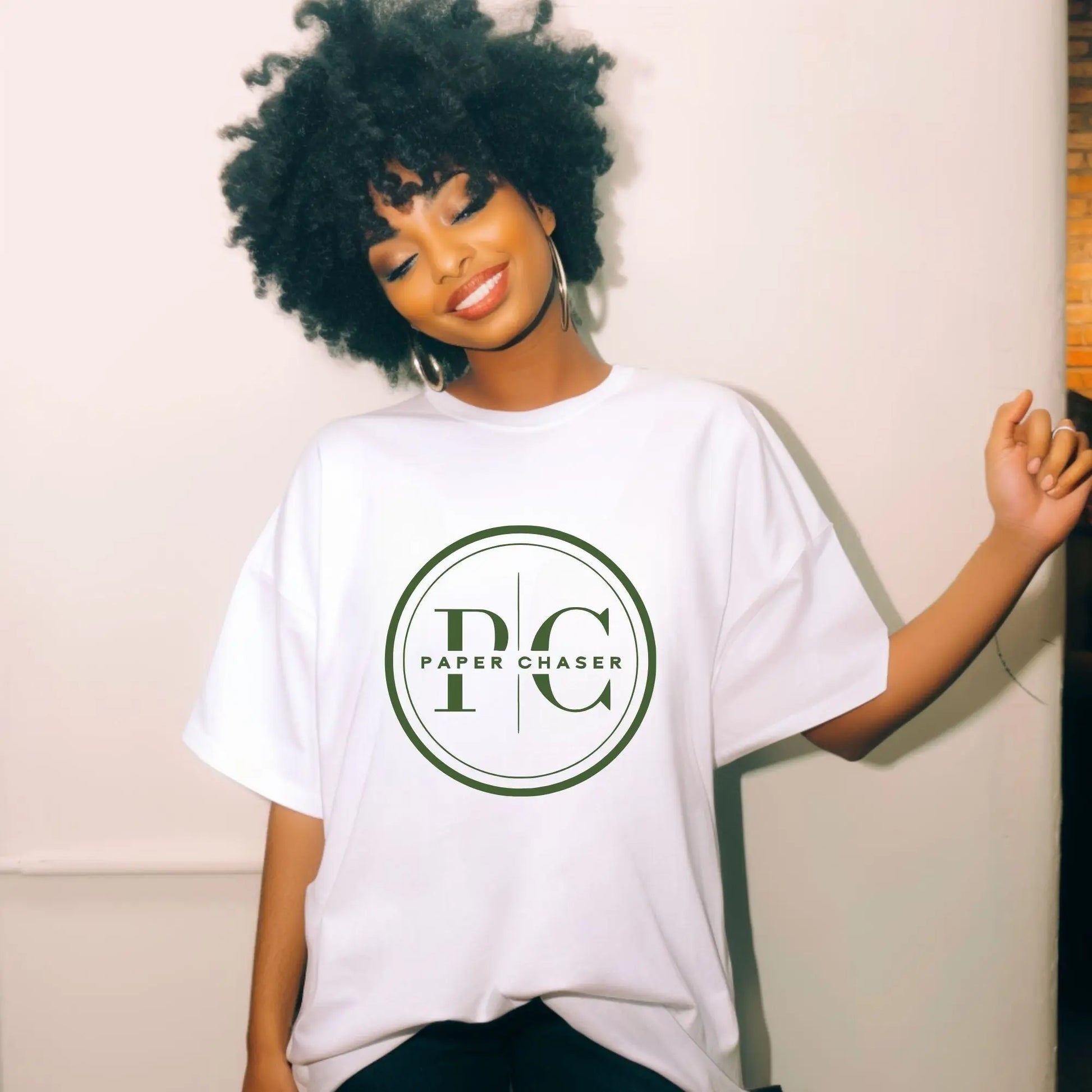 "Paper Chaser" T-Shirt – Hustler Mindset Graphic Tee for Entrepreneurs Branded Kreations Kraft Boutique