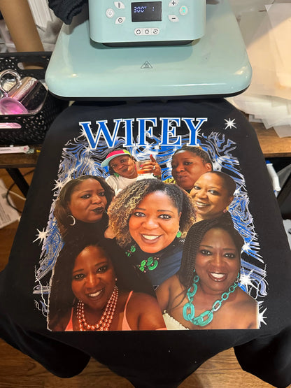 Personalized Custom Photo Collage T-Shirt - Memorial, Family, & Tribute Tee Branded Kreations Kraft Boutique