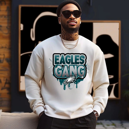 Philadelphia Eagles “Eagles Gang” Crewneck Sweatshirt – Add-On Product vendor