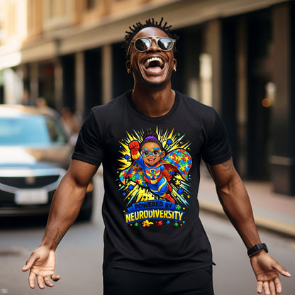 Powered By Neurodiversity Adult T-Shirt