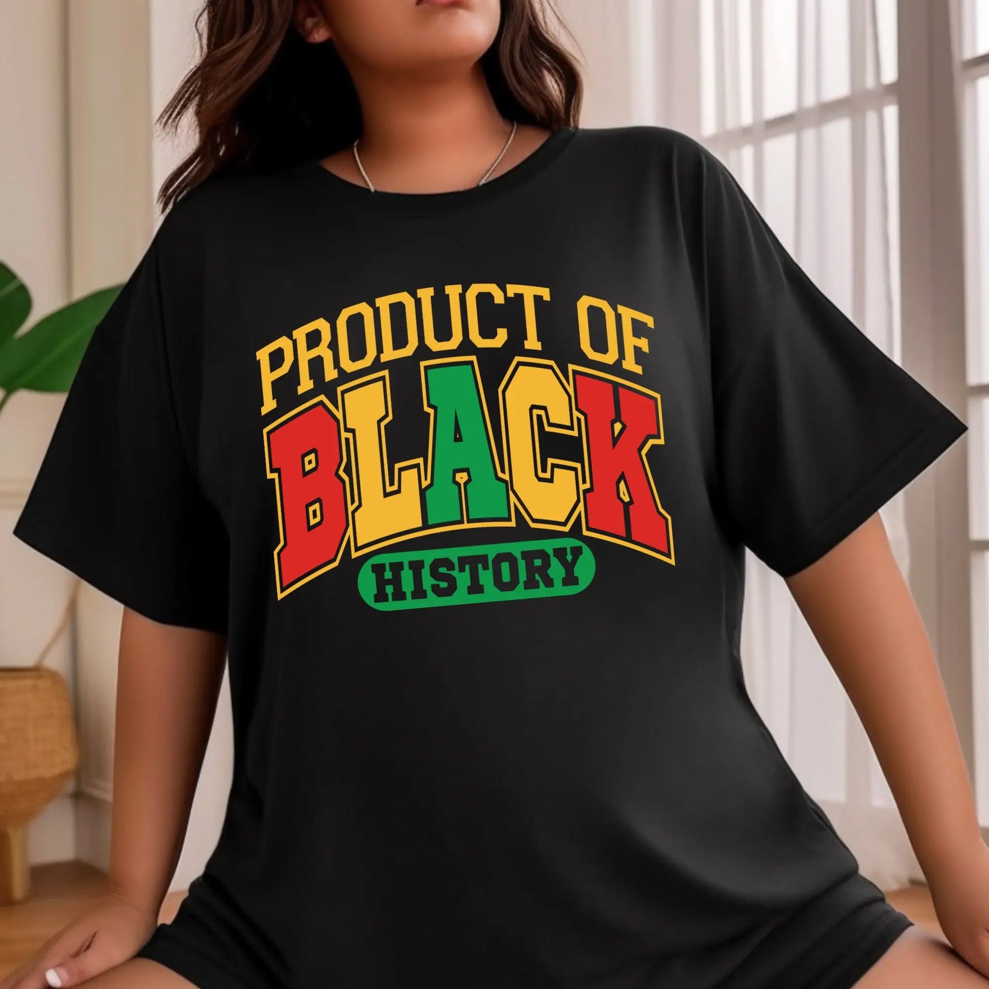Product of Black History T-Shirt – Bold, Afrocentric Pride Tee Branded Kreations Kraft Boutique