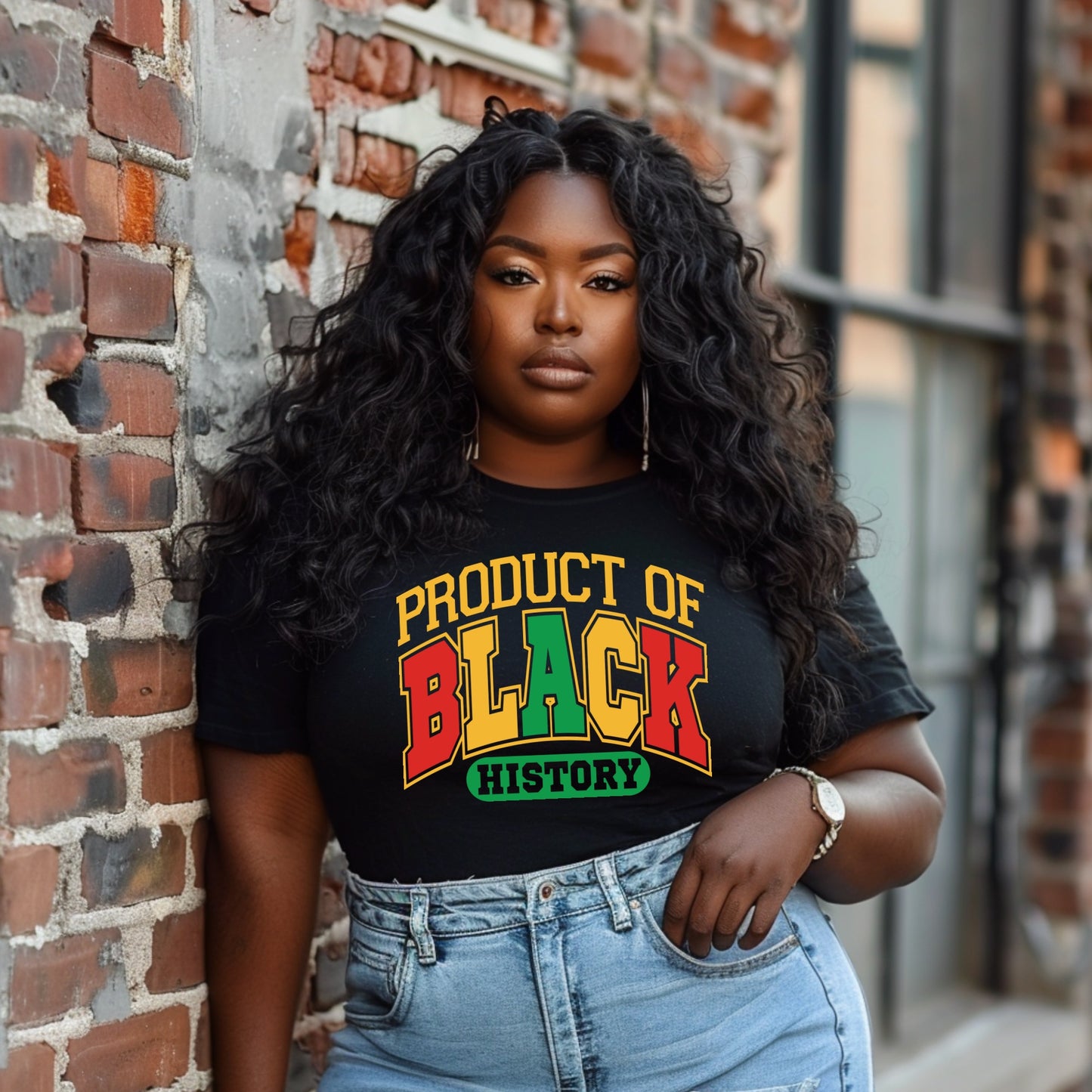 Product of Black History T-Shirt – Bold, Afrocentric Pride Tee