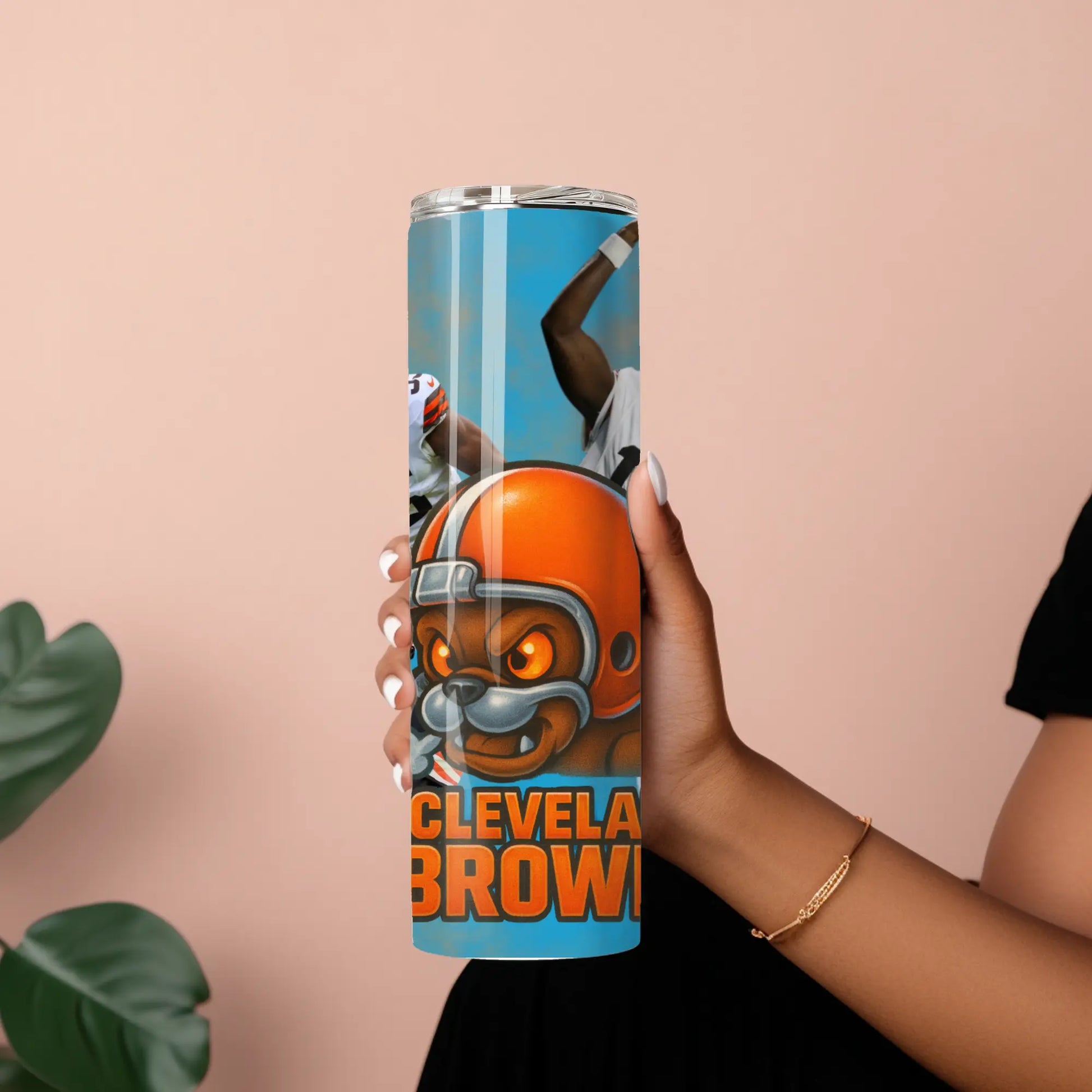 Shedeur Sanders & Myles Garrett 20oz Stainless Steel Tumbler – Football Fan Travel Cup with Straw | Game Day Sports Drinkware Product vendor