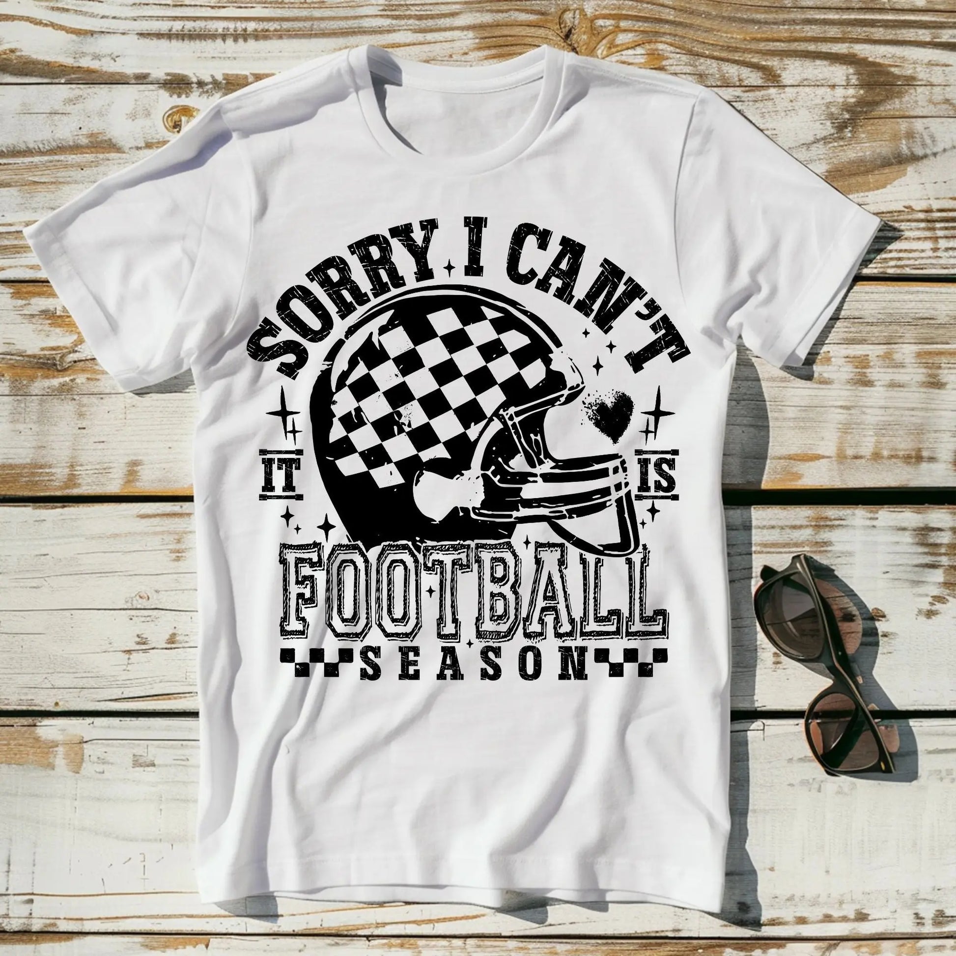 Sorry I Can’t It’s Football Season T-Shirt – Game Day Graphic Tee for Men & Women – Fall Sports Fan Shirt Product vendor
