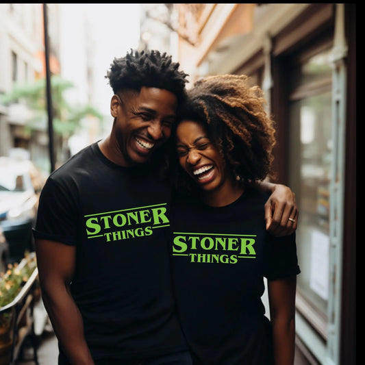 Stoner Things T-Shirt – Pop Culture Inspired Graphic Tee for Men & Women Branded Kreations Kraft Boutique