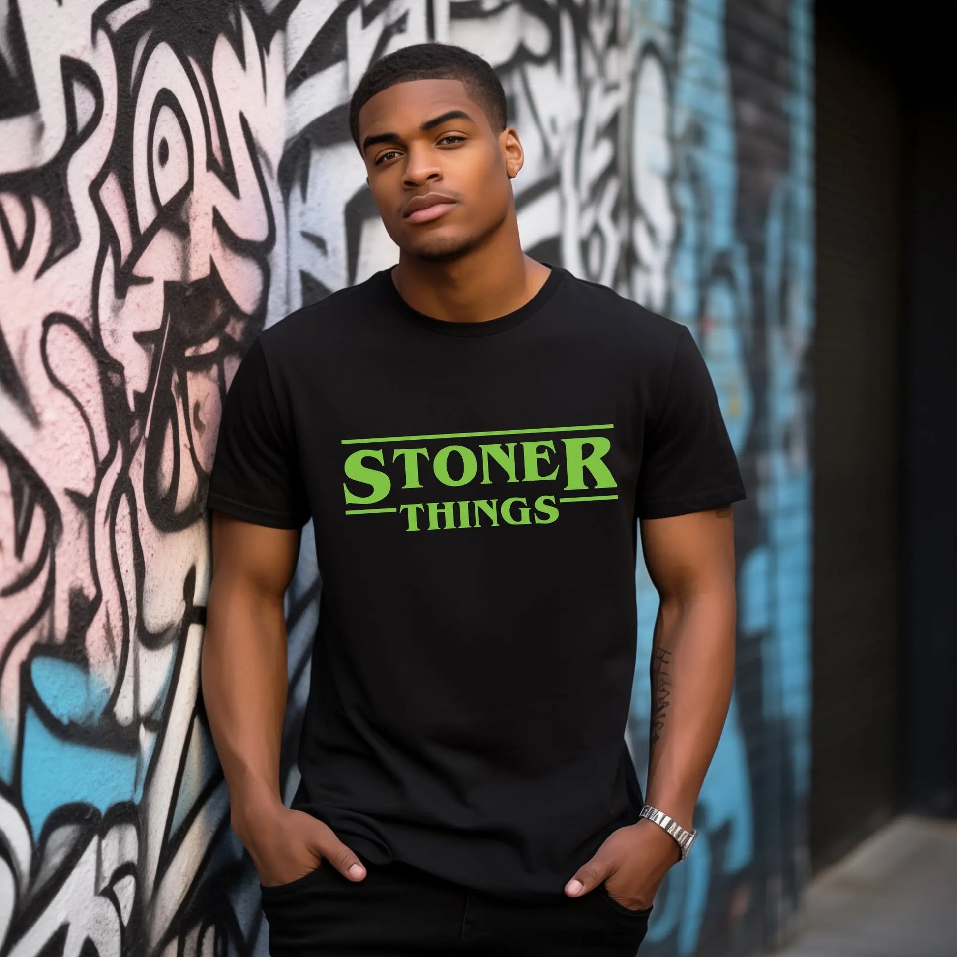 Stoner Things T-Shirt – Pop Culture Inspired Graphic Tee for Men & Women Branded Kreations Kraft Boutique