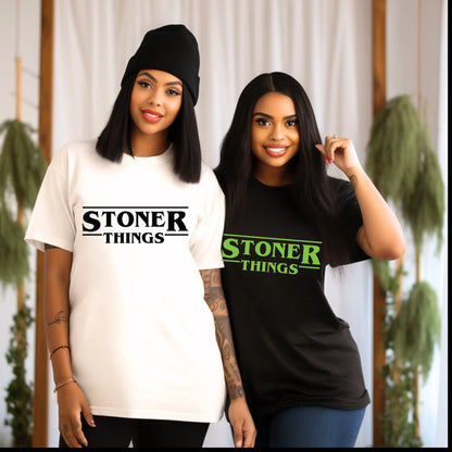 Stoner Things T-Shirt – Pop Culture Inspired Graphic Tee for Men & Women Branded Kreations Kraft Boutique