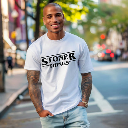 Stoner Things T-Shirt – Pop Culture Inspired Graphic Tee for Men & Women Branded Kreations Kraft Boutique