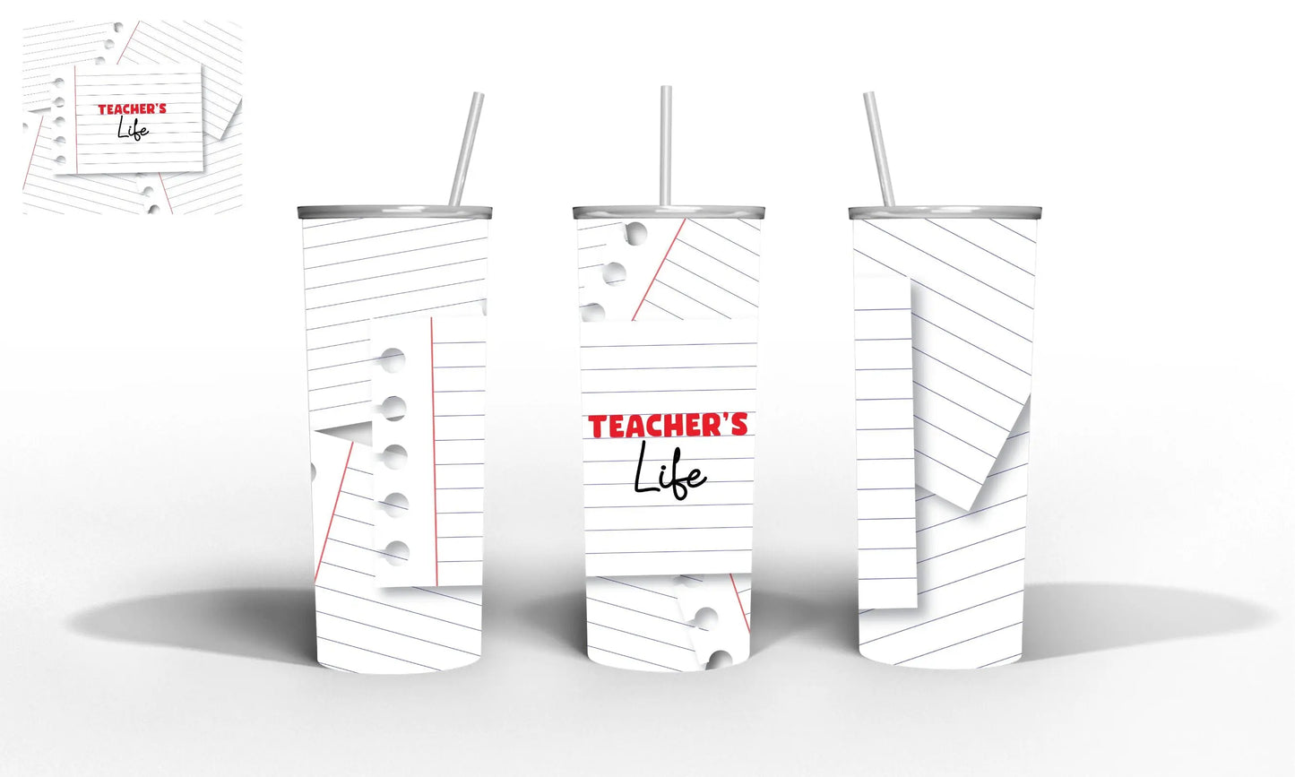 Teacher Tumbler Branded Kreations Kraft Boutique