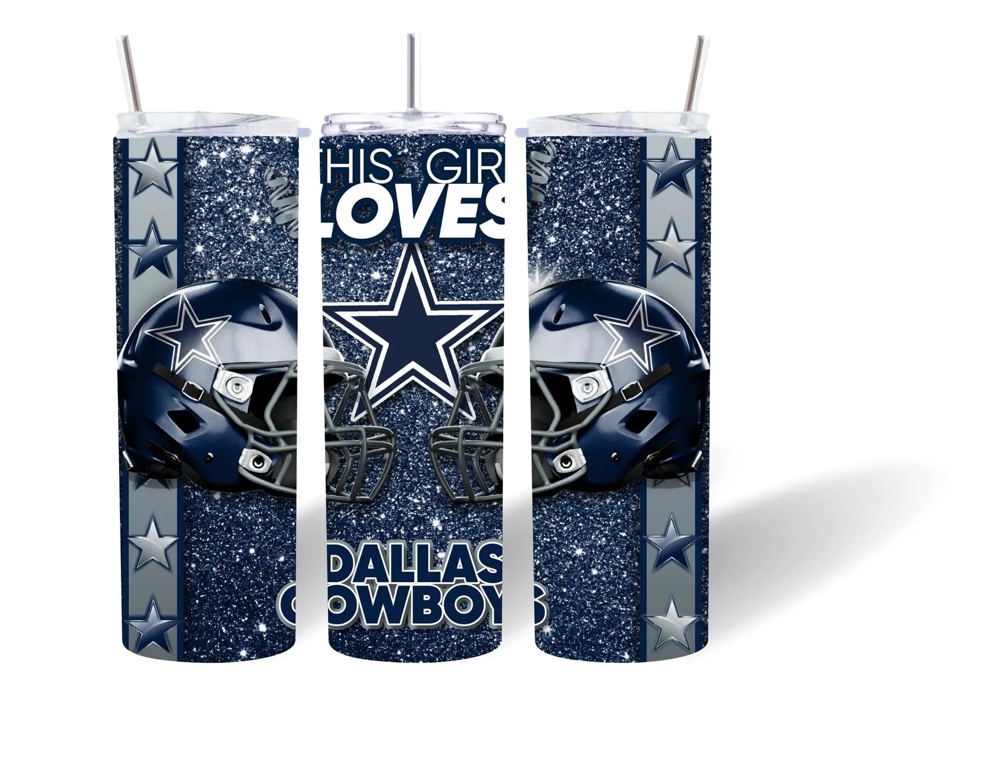 This girl love football tumbler Branded Kreations Kraft Boutique