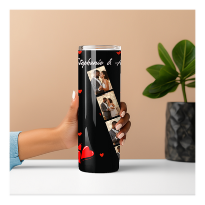 Personalized Photo & Song Tumbler – A Custom Gift for Couples