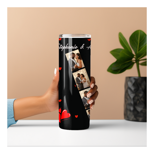 Personalized Photo & Song Tumbler – A Custom Gift for Couples